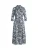 JOOP! Blousejurk ‘Danysa’  donkerblauw / wit