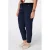 MS Mode slim fit broek Plus Size – donkerblauw