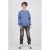 Raizzed sweater met logo – blauw
