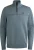 Vanguard Trui Half Zip Structuur Lichtblauw