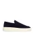 Manfield suède loafers donkerblauw