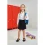 TRENDYOLKIDS Meisjes Zwart Effen Kort / Mini Basic A-lijn Rokken