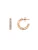 Furla Jewellery Oorbellen ‘1927’  goud / transparant