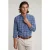 River Woods Custom Fit Checked Shirt Blue/white