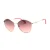 Calvin Klein Dames/Dames Verloop Zonnebril (Goud/roze)