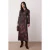 Trendyol Modest Dames Meerkleurig Tie-dye print Maxi Lang Casual Bodycon Modest Jurken