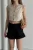 Hoge Taille Rimpelige Brede Pantalon Shorts