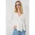 V-hals Blouse met Strikdetail en Kreppé
