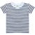 Larkwood Gestreept t-shirt met korte mouwen voor kinderen/kinderen