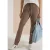 Cecil Dames Mid Waist Slim Leg Hose met middelhoge taille en smalle pijpen in casual pasvorm in Bruin