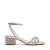 Steve Madden Cerena Sandalen Hak – Zilverkleur –