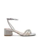 Steve Madden Cerena Sandalen Hak – Zilverkleur –