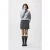 Catwalk Junkie Short Pinstripe Skirt Grey Melange