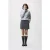 Catwalk Junkie Short Pinstripe Skirt Grey Melange