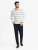Ombre Shirt ‘OM-POLS-0146’  navy / wit