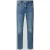 REVIEW Slim fit jeans met 5-pocketmodel