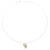 Orphelia Dames 925 Sterling Zilveren Ketting met Hanger – Zilver/Goud ZH-6039/1