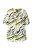 Ulla Popken Shirt  blauw / geel / offwhite