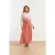 Smashed Lemon 25143 rayon satin maxi rok |