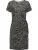 Ragwear Jurk ‘Knotta’  zwart / wit