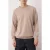 TRENDYOL MAN Heren Beige Effen Lang Regular fit Sweatshirts