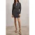 Reiss Chain Detail Knitted Mini Dress Grey