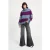 POM Amsterdam Pullover – Plum Stripes