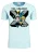 LOGOSHIRT Shirt ‘X-Men’  lichtblauw / geel / zwart