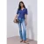 Street One Dames Basic shirt in Blauw