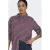 JDY katoenen rechtvallend gestreepte blouse – donkerrood