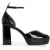 AllSaints Tiffany Platform Hee Black Shine