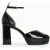 AllSaints Tiffany Platform Hee Black Shine