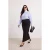 Trendyol Curve Dames Zwart Effen Maxi Grote maten Rokken