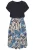 LASCANA Jurk  crème / marine / zwart / wit