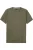 OLYMP Casual T-Shirt ronde hals olijf, Effen