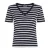 Tommy Hilfiger Gestreepte katoenen T-shirt voor dames (Marine)