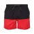 Asquith & Fox Heren zwemshorts (Zwart/Rood)