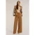 Motivi Palazzo Pants With Side Stripe Brown