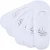 Urban Classics Heren Onzichtbare Sokken (Set van 5) (Wit)