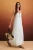 TRENDYOLMİLLA Dames Wit Effen Maxi Mouwloos Casual Recht Jurken
