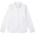 Lacoste Heren Poplin Slim overhemd met verborgen sluiting (Wit)