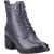 Hush Puppies Harriet Leer Dames Navy Hakken Enkellaarsjes