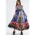 Florale Maxi Jurk met Ceintuur