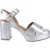 Hush Puppies Ophelia Suede Dames Zilveren Hakken