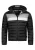 INDICODE JEANS Winterjas ‘Hampshire’  grijs / zwart / wit