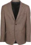 Suitable Pied De Poule Colbert Wol Bruin