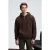 Sweatshirt met capuchon en halve rits
