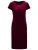 MADELEINE Kokerjurk  robijnrood