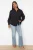 Trendyol Curve Dames Zwart Effen Lang Regular fit Grote maten Overhemden