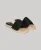 Superdry Vrouwen Canvas Espadrille Overlay Slippers Zwart